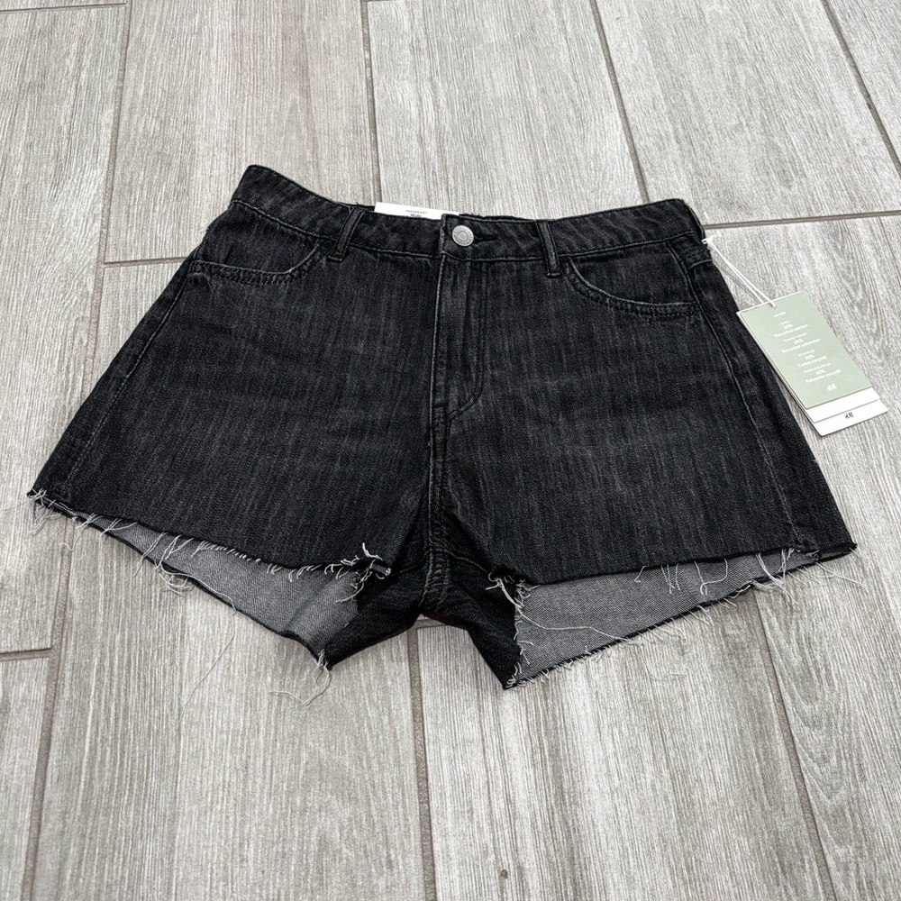 H&M Black Denim Women's Jean Shorts